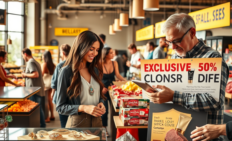 An image showcasing various exclusive offers and discounts available today.