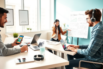 A person using a smartphone for quick cash solutions