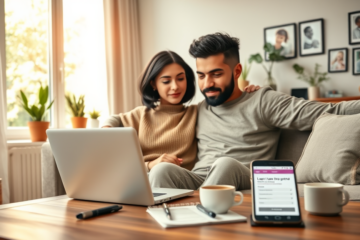 A person applying for an easy loan online to resolve financial needs.