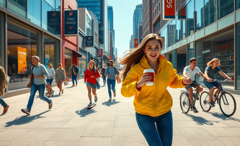 A person quickly finding solutions for urgent needs.