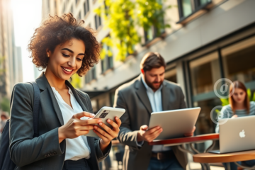 Image illustrating fast and secure money transfer services