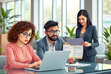 A person researching loan options to avoid common application mistakes.