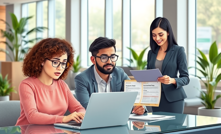 A person researching loan options to avoid common application mistakes.