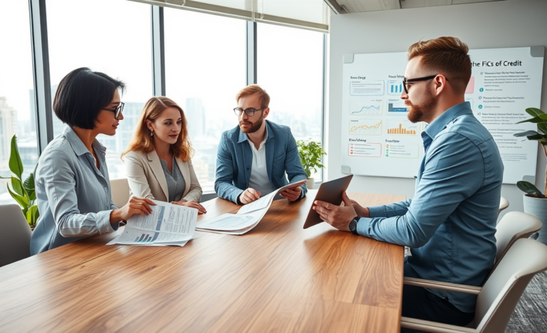 Image depicting the process of credit analysis and approval.