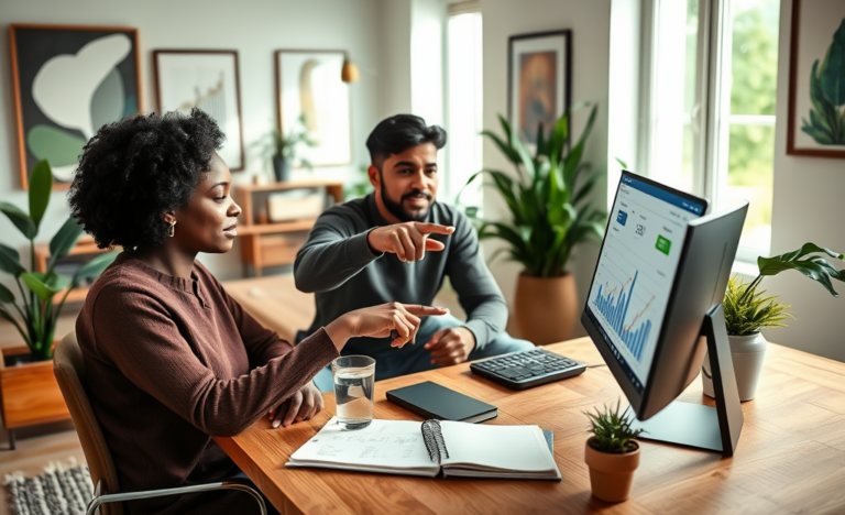 Interactive savings simulation tool showing potential savings